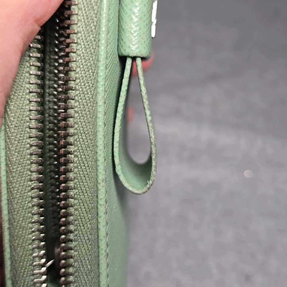 Prada Saffiano Fiocco Acqaumarine Long Wallet - Picture 12 of 16